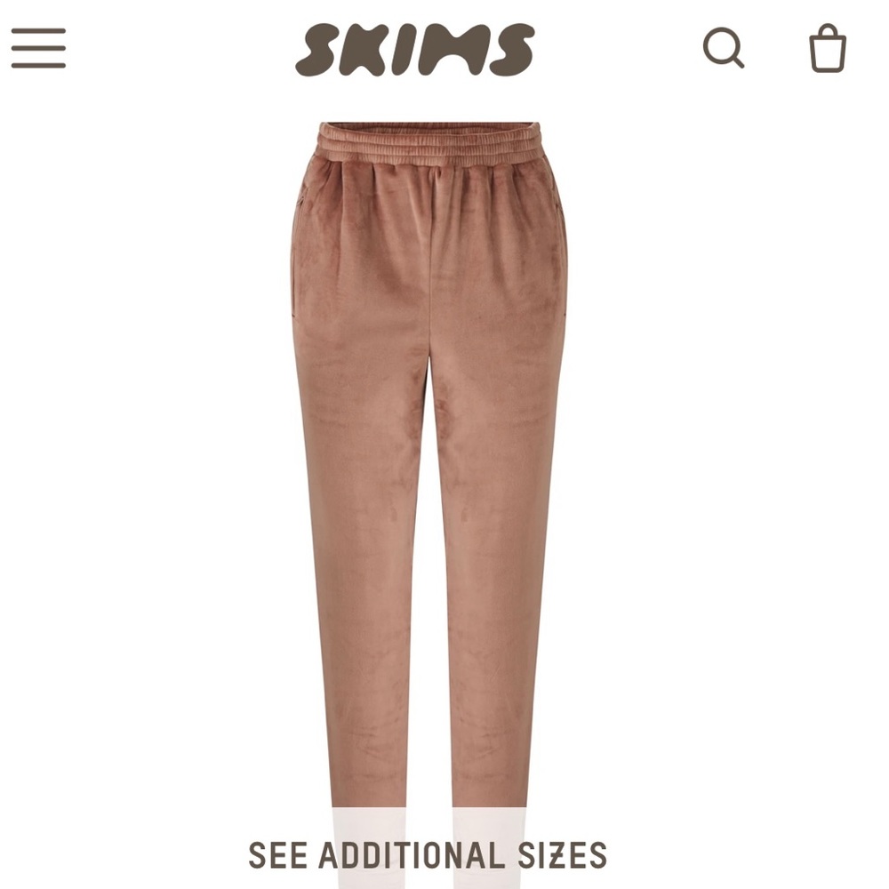 SKIMS Velour Fleece Jogger